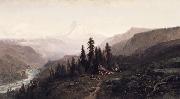 William Keith Mount Hood, Oregon oil painting reproduction